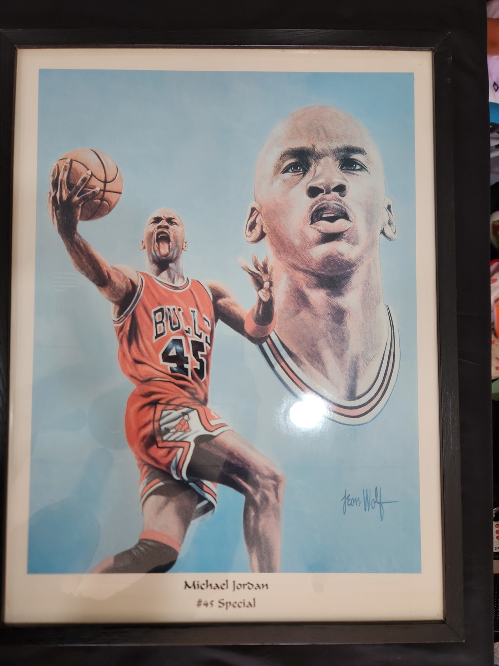 Michael Jordan #45 Print